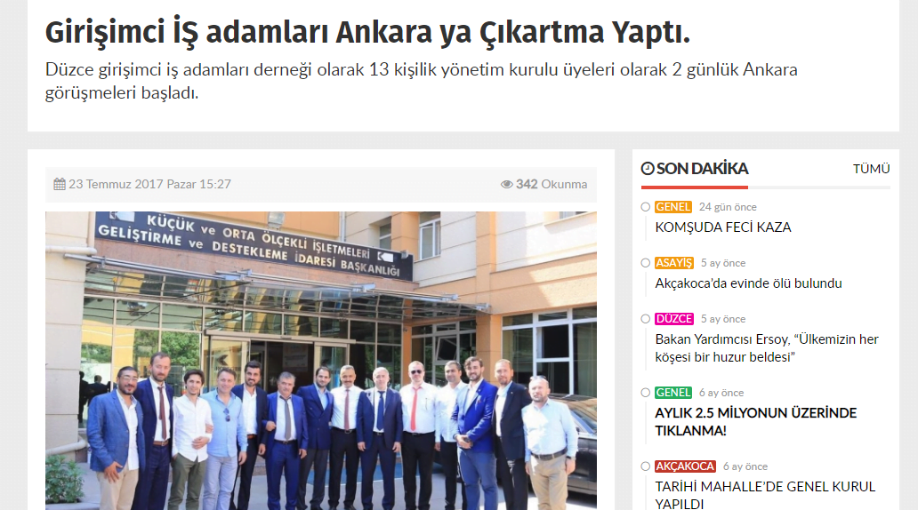 Malumat Haber Gazetesi Ankara Ziyaretlerimiz